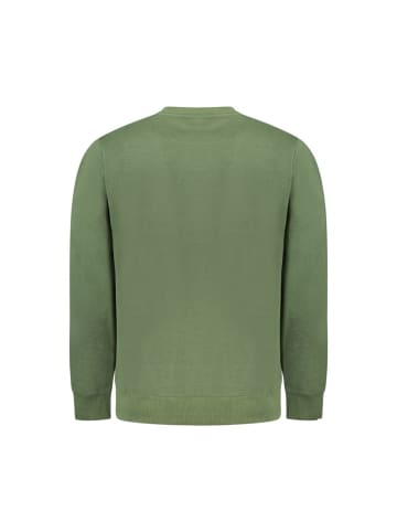 Grün Baumwolle Herren Sweatshirt