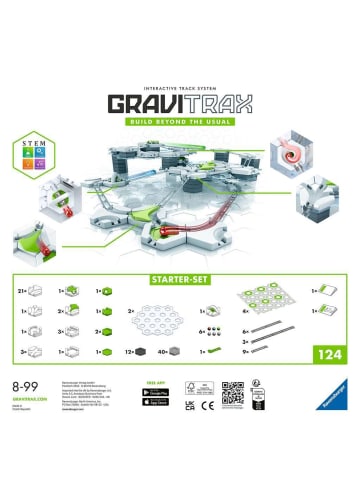 Ravensburger Konstruktionsspiel GraviTrax Starter-Set 8-99 Jahre in bunt