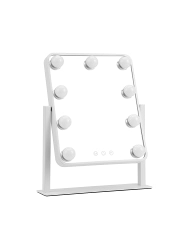 Tphecda Hollywood Schminkspiegel in Weiß 30x36.5 cm