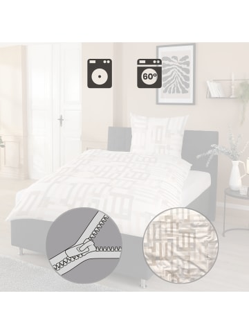 Casatex Interlock-Jersey Bettwäsche in beige