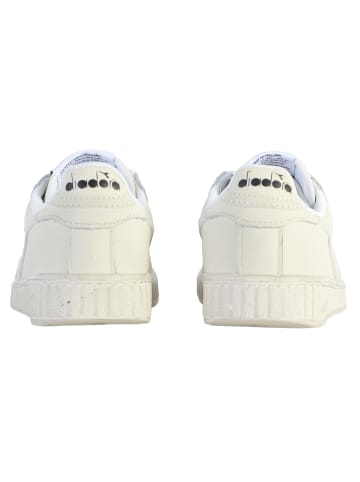 Diadora Game Low Waxed Leder Sneakers Weiß