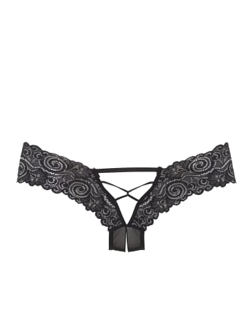 PETITE FLEUR GOLD Panty-Ouvert in schwarz