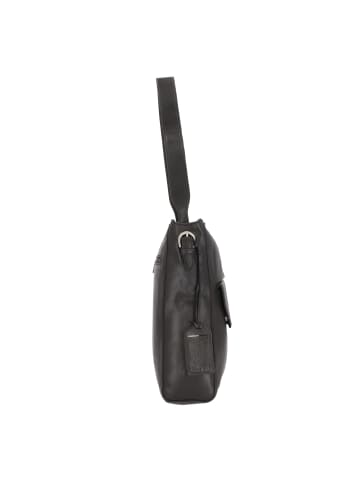 Cowboysbag Brampton Schultertasche Leder 28 cm Laptopfach black
