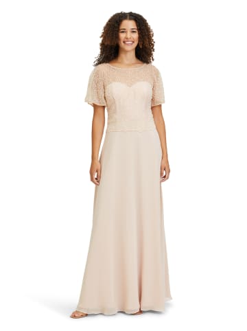 Vera Mont Abendkleid mit Stickerei in beige