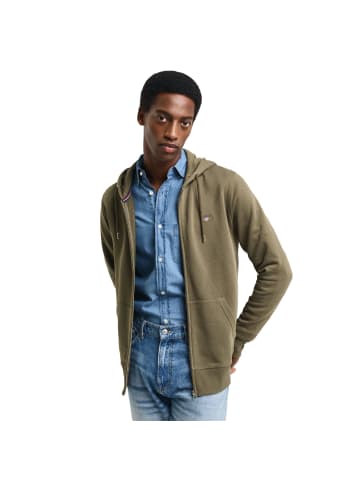 Gant Sweatjacke in Grün