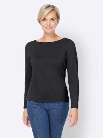 Heine Baumwollpullover in marine