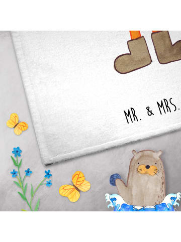 Mr. & Mrs. Panda Gästetuch Fuchs Keks ohne Spruch in Weiß