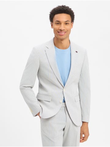 Finshley & Harding London Sakko Brixdon in hellblau ecru - 0001