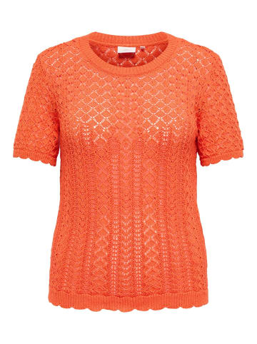 ONLY Carmakoma Gestricktes Oberteil in Melon