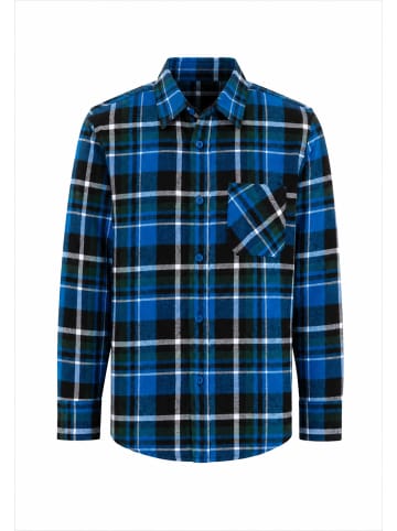 Threadbare Hemd Amit in Blue_Check