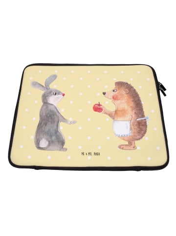 Mr. & Mrs. Panda Notebook Tasche Hase Igel ohne Spruch in Gelb Pastell