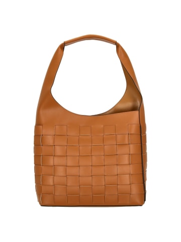 Seidenfelt SFM204 - Schultertasche 30 cm (caramel/gold) in caramel/gold