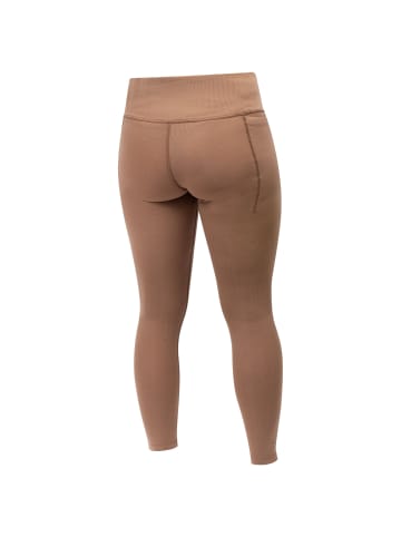 eivy Funktionstight Pocket Wool Rib Tights in Faded Coffee