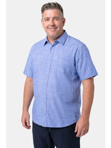 Men Plus Hemd in azurblau