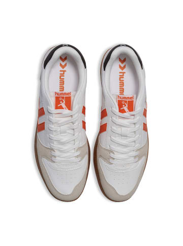 Hummel Hallenschuh Handball Perfekt Erwachsene in WHITE/ORANGE