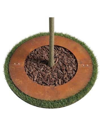 relaxdays Baumring in Braun – Ø 80 cm