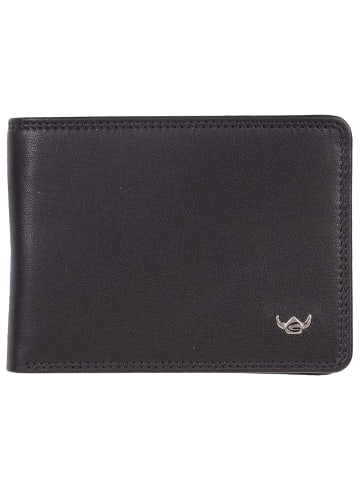 Golden Head Colorado Geldbörse RFID Leder 10 cm schwarz
