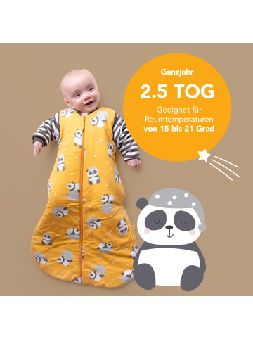 Schlummersack Babyschlafsack, 2.5 TOG in Gold