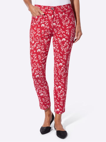 WITT WEIDEN Bengalinhose in erdbeere-ecru-bedruckt