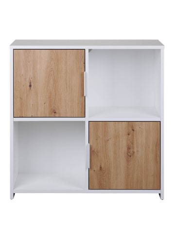 ebuy24 Regal Pepeto Weiß 77 x 30 cm