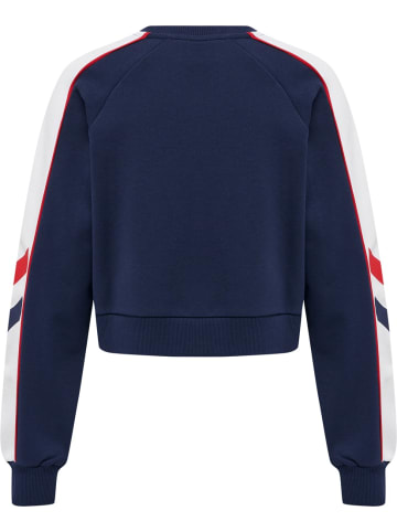 Hummel Pullover "Ic Durban Crop Sweatshirt" in Blau