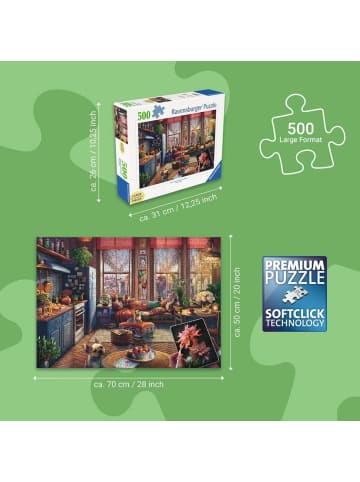 Ravensburger Ravensburger Puzzle 500 Teile Gemütliches Boho-Studio in bunt