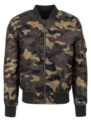 Urban Classics Bomberjacken in wood camo