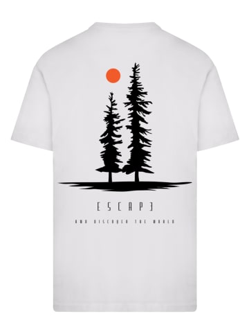 F4NT4STIC T-Shirt Escape Discover the World Pinetree in weiß