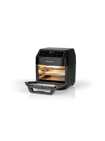 Gourmet Maxx Heißluft-Ofen Digital 12l 1700W schwarz  Schwarz