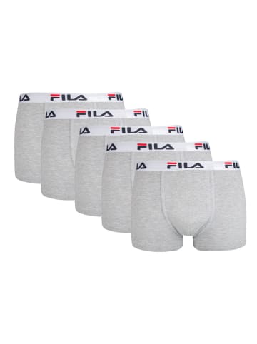 Fila Boxershort 5er Pack in Grau