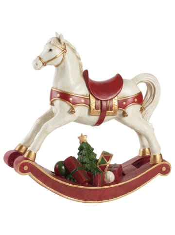Villeroy & Boch Schaukelpferd XL Winter Collage in Bunt in bunt