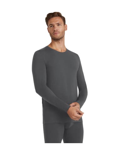 Falke Daily ClimaWool Langarmshirt in Dark grey