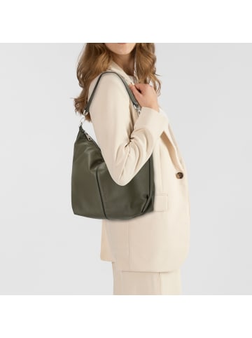 LIEBESKIND BERLIN Paris Umhängetasche Leder 38 cm in cypress green
