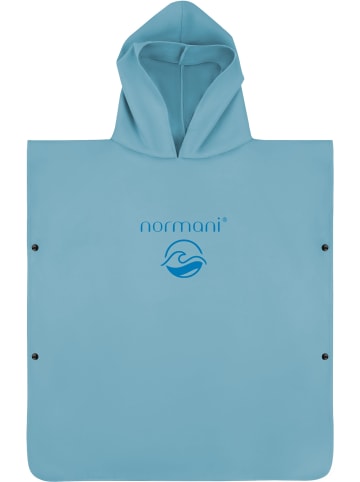 normani Kinder Mikrofaser Badeponcho Rincon in Blau