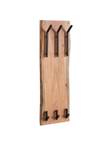 FineBuy Wandgarderobe "FB66538" in Braun /