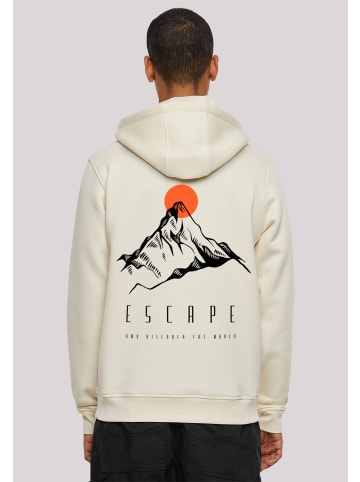 F4NT4STIC Hoodie Escape Discover the World Mountain in Whitesand