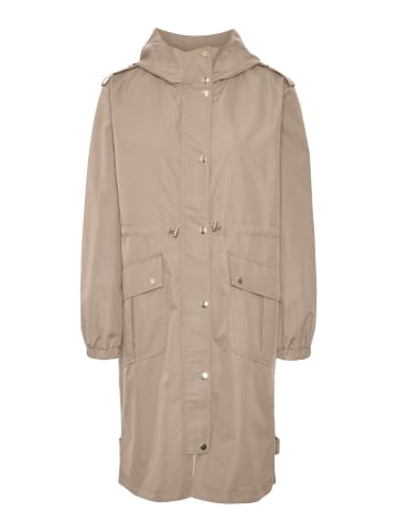 Vero Moda Langer Parka in Silver Mink
