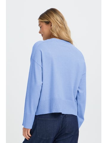 Fransa Langarm FRMELANI Loose fit in DELLA ROBBIA BLUE MEL W EMB