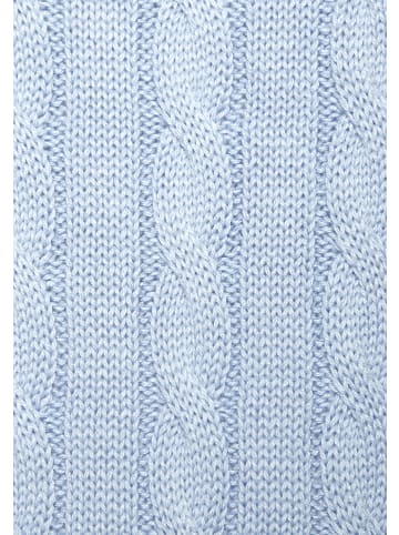 LASCANA Rundhalspullover in hellblau