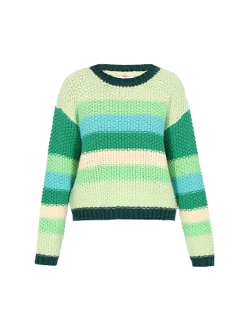myMo Sweater in green multicolor