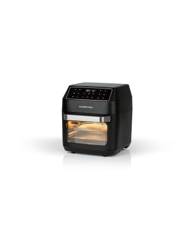 Gourmet Maxx Heißluft-Ofen Digital 12l 1700W schwarz  Schwarz
