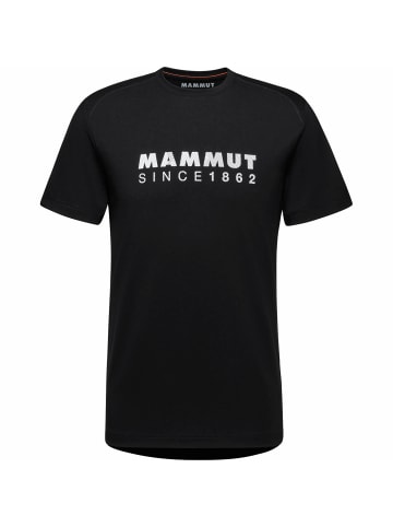 Mammut T-Shirt Trovat Logo in Schwarz