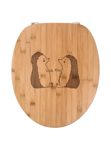 Mr. & Mrs. Panda Toilettendeckel Igel Liebe ohne Spruch in Transparent