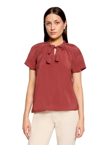 CARTOON Casual-Bluse mit Raffung in Rust Brown