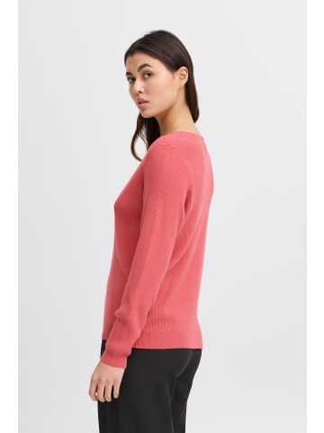 ICHI IHBOSTON V LS loose fit in Holly Berry