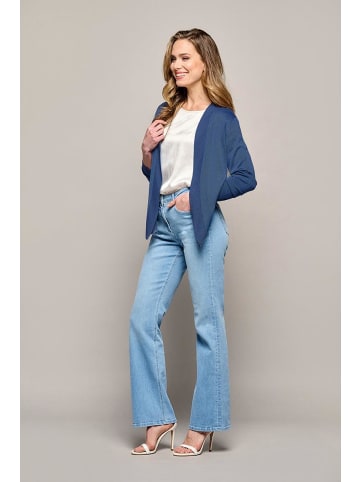 Mart Visser Delhi Lurex Cardigan Grau Blau