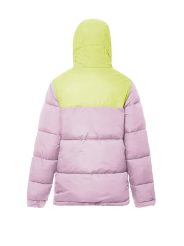 cosimon Wattierte Steppjacke in Macaron Pink Saure Limette