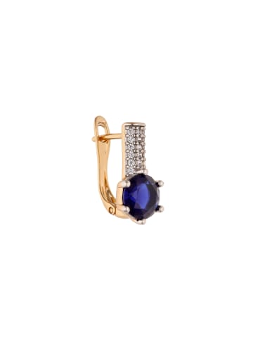 myMo at night Women Earrings in Rose Gold Navy