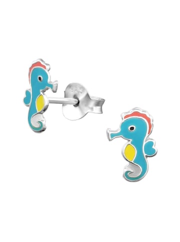 Bungsa Kinder-Ohrstecker in Türkis