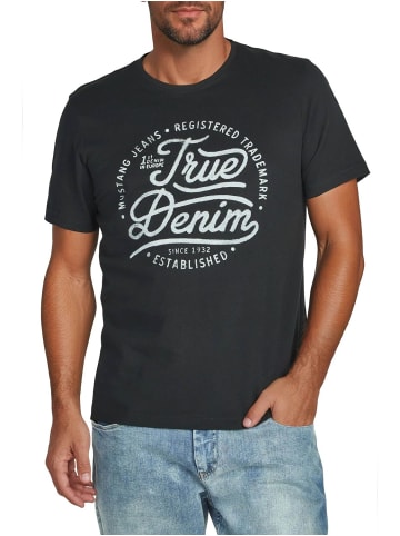 Mustang T-Shirt Basic Print 4er Pack in Mehrfarbig